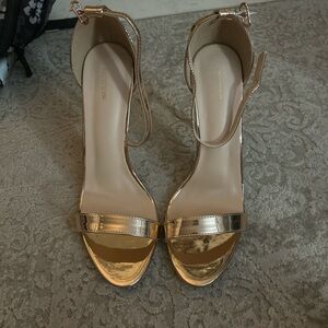 Gold heels